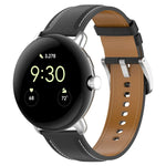 สายหนังปั๊มลายเย็บ สำหรับ Google Pixel Watch 4 / 3 / 2 / 1 41 มม.