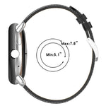 สายหนังปั๊มลายเย็บ สำหรับ Google Pixel Watch 4 / 3 / 2 / 1 41 มม.