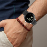 สายหนังปั๊มลายเย็บ สำหรับ Google Pixel Watch 4 / 3 / 2 / 1 41 มม.