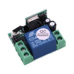 สวิตช์รีโมทคอนโทรลไร้สาย RF 12V 10A 1 ช่องรีเลย์