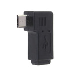 อะแดปเตอร์มินิ USB ตัวเมีย 90 องศา เป็น Micro USB ตัวผู้