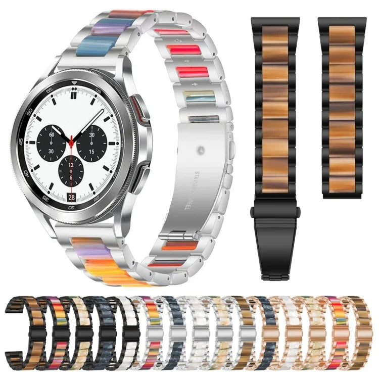 สายโลหะเรซินเม็ด Interbead สำหรับ Galaxy Watch 4 Classic 42 / 46mm