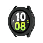 สำหรับ Samsung Galaxy Watch4/5 40 มม. เคส ENKAY Hat-Prince กันน้ำ ครอบคลุมเต็มกรอบ PC + กระจกนิรภัย 9H