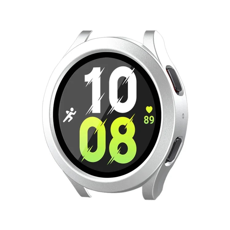 สำหรับ Samsung Galaxy Watch4/5 40 มม. เคส ENKAY Hat-Prince กันน้ำ ครอบคลุมเต็มกรอบ PC + กระจกนิรภัย 9H