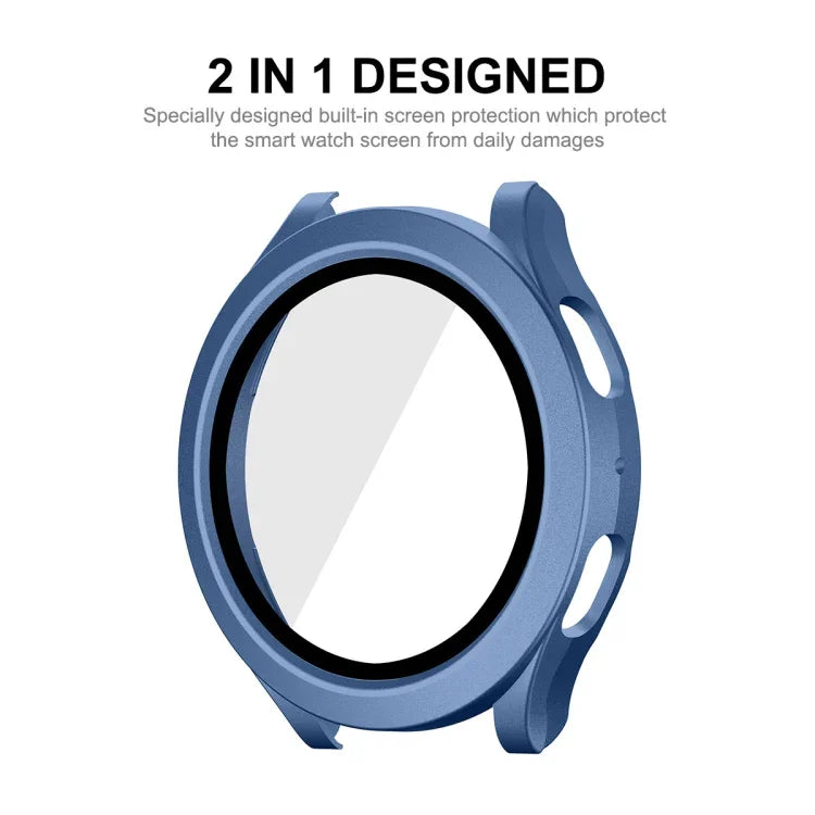 สำหรับ Samsung Galaxy Watch4/5 40 มม. เคส ENKAY Hat-Prince กันน้ำ ครอบคลุมเต็มกรอบ PC + กระจกนิรภัย 9H