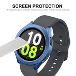 สำหรับ Samsung Galaxy Watch4/5 44 มม. เคส ENKAY Hat-Prince กันน้ำ ครอบคลุมเต็มกรอบ PC + กระจกนิรภัย 9H