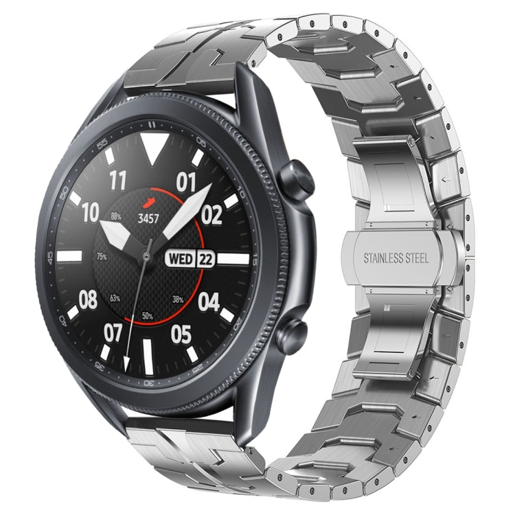 สายรัดนาฬิกาโลหะสแตนเลสสตีล Armor สำหรับ Samsung Galaxy watch3 45mm, สำหรับ Samsung Galaxy watch 46mm, สำหรับ Samsung Gear S3 Classic, สำหรับ Samsung Gear S3 Frontier