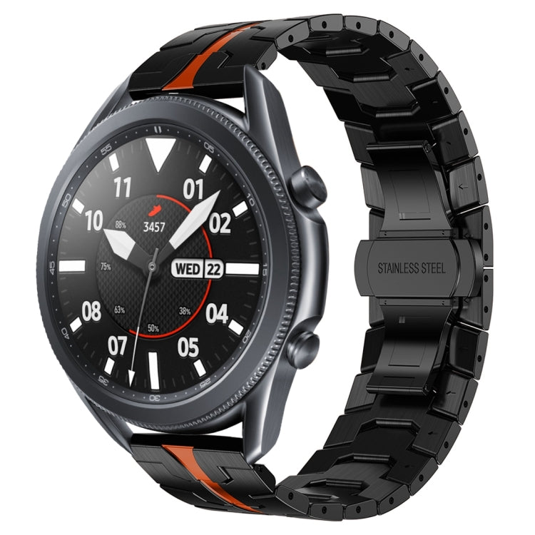 สายรัดนาฬิกาโลหะสแตนเลสสตีล Armor สำหรับ Samsung Galaxy watch3 45mm, สำหรับ Samsung Galaxy watch 46mm, สำหรับ Samsung Gear S3 Classic, สำหรับ Samsung Gear S3 Frontier