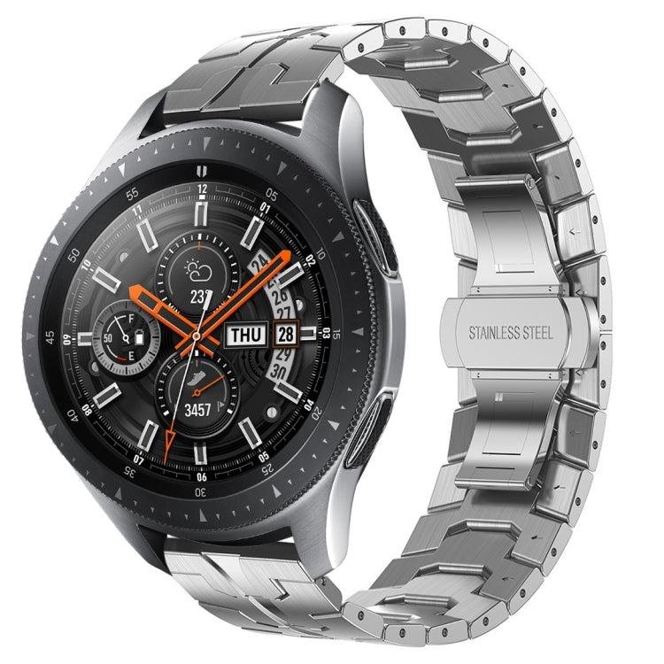 สายรัดนาฬิกาโลหะสแตนเลสสตีล Armor สำหรับ Samsung Galaxy watch3 45mm, สำหรับ Samsung Galaxy watch 46mm, สำหรับ Samsung Gear S3 Classic, สำหรับ Samsung Gear S3 Frontier
