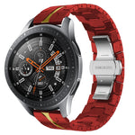 สายรัดนาฬิกาโลหะสแตนเลสสตีล Armor สำหรับ Samsung Galaxy watch3 45mm, สำหรับ Samsung Galaxy watch 46mm, สำหรับ Samsung Gear S3 Classic, สำหรับ Samsung Gear S3 Frontier