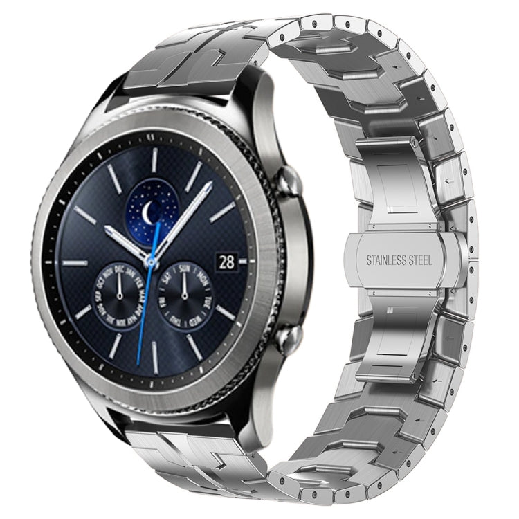 สายรัดนาฬิกาโลหะสแตนเลสสตีล Armor สำหรับ Samsung Galaxy watch3 45mm, สำหรับ Samsung Galaxy watch 46mm, สำหรับ Samsung Gear S3 Classic, สำหรับ Samsung Gear S3 Frontier