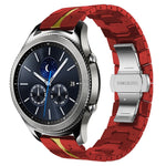 สายรัดนาฬิกาโลหะสแตนเลสสตีล Armor สำหรับ Samsung Galaxy watch3 45mm, สำหรับ Samsung Galaxy watch 46mm, สำหรับ Samsung Gear S3 Classic, สำหรับ Samsung Gear S3 Frontier