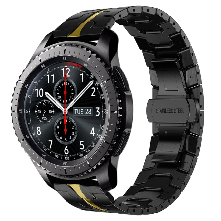 สายรัดนาฬิกาโลหะสแตนเลสสตีล Armor สำหรับ Samsung Galaxy watch3 45mm, สำหรับ Samsung Galaxy watch 46mm, สำหรับ Samsung Gear S3 Classic, สำหรับ Samsung Gear S3 Frontier