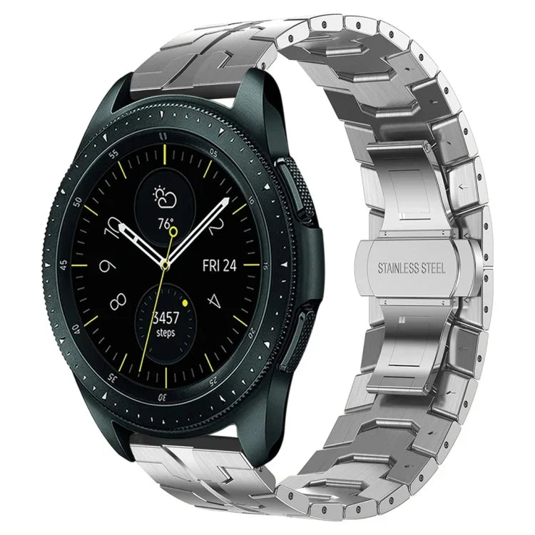 สายโลหะสแตนเลสสตีล Armor สำหรับ Samsung Galaxy watch 42mm, สำหรับ Samsung Galaxy Watch3 41mm, สำหรับ Samsung Galaxy Gear Sport, สำหรับ Samsung Galaxy Watch Active, สำหรับ Samsung Galaxy Watch5 / Watch5 Pro, สำหรับ Samsung Galaxy Watch4 / Watch4 Classic