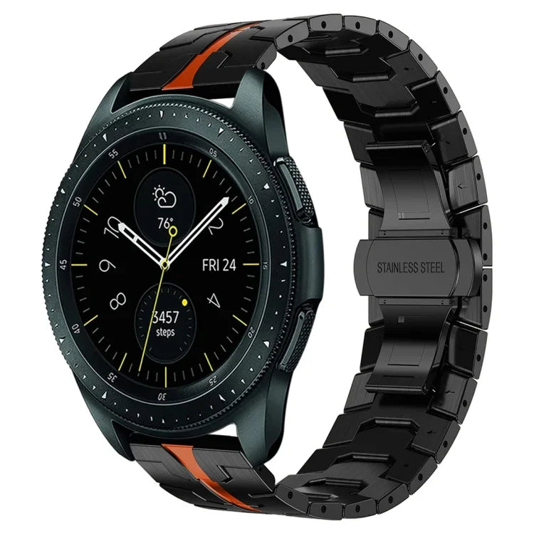 สายโลหะสแตนเลสสตีล Armor สำหรับ Samsung Galaxy watch 42mm, สำหรับ Samsung Galaxy Watch3 41mm, สำหรับ Samsung Galaxy Gear Sport, สำหรับ Samsung Galaxy Watch Active, สำหรับ Samsung Galaxy Watch5 / Watch5 Pro, สำหรับ Samsung Galaxy Watch4 / Watch4 Classic