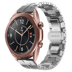 สายโลหะสแตนเลสสตีล Armor สำหรับ Samsung Galaxy watch 42mm, สำหรับ Samsung Galaxy Watch3 41mm, สำหรับ Samsung Galaxy Gear Sport, สำหรับ Samsung Galaxy Watch Active, สำหรับ Samsung Galaxy Watch5 / Watch5 Pro, สำหรับ Samsung Galaxy Watch4 / Watch4 Classic