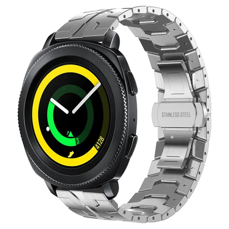 สายโลหะสแตนเลสสตีล Armor สำหรับ Samsung Galaxy watch 42mm, สำหรับ Samsung Galaxy Watch3 41mm, สำหรับ Samsung Galaxy Gear Sport, สำหรับ Samsung Galaxy Watch Active, สำหรับ Samsung Galaxy Watch5 / Watch5 Pro, สำหรับ Samsung Galaxy Watch4 / Watch4 Classic