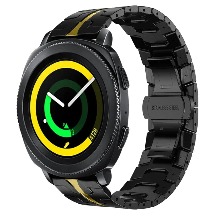 สายโลหะสแตนเลสสตีล Armor สำหรับ Samsung Galaxy watch 42mm, สำหรับ Samsung Galaxy Watch3 41mm, สำหรับ Samsung Galaxy Gear Sport, สำหรับ Samsung Galaxy Watch Active, สำหรับ Samsung Galaxy Watch5 / Watch5 Pro, สำหรับ Samsung Galaxy Watch4 / Watch4 Classic