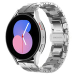 สายโลหะสแตนเลสสตีล Armor สำหรับ Samsung Galaxy watch 42mm, สำหรับ Samsung Galaxy Watch3 41mm, สำหรับ Samsung Galaxy Gear Sport, สำหรับ Samsung Galaxy Watch Active, สำหรับ Samsung Galaxy Watch5 / Watch5 Pro, สำหรับ Samsung Galaxy Watch4 / Watch4 Classic