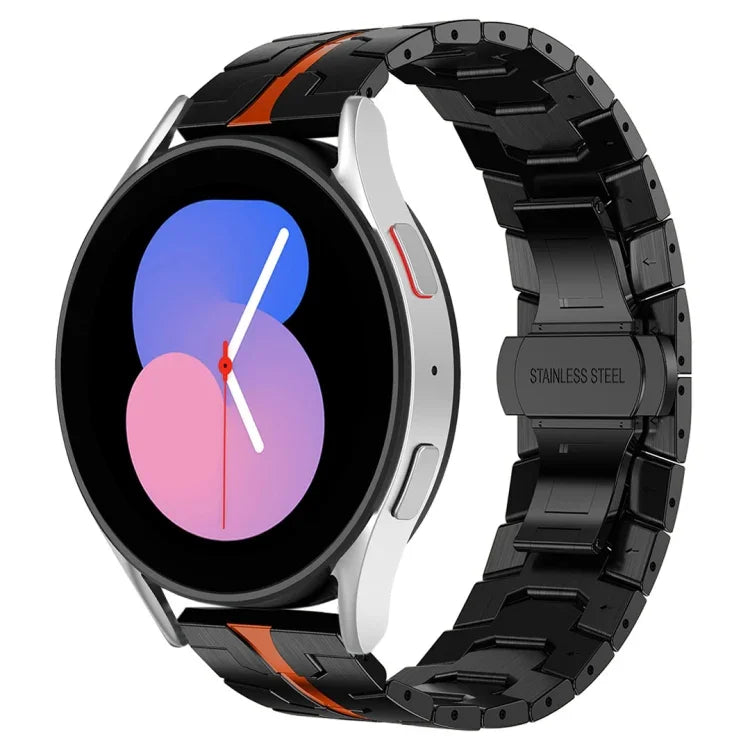 สายโลหะสแตนเลสสตีล Armor สำหรับ Samsung Galaxy watch 42mm, สำหรับ Samsung Galaxy Watch3 41mm, สำหรับ Samsung Galaxy Gear Sport, สำหรับ Samsung Galaxy Watch Active, สำหรับ Samsung Galaxy Watch5 / Watch5 Pro, สำหรับ Samsung Galaxy Watch4 / Watch4 Classic