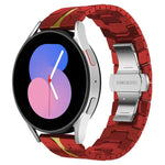 สายโลหะสแตนเลสสตีล Armor สำหรับ Samsung Galaxy watch 42mm, สำหรับ Samsung Galaxy Watch3 41mm, สำหรับ Samsung Galaxy Gear Sport, สำหรับ Samsung Galaxy Watch Active, สำหรับ Samsung Galaxy Watch5 / Watch5 Pro, สำหรับ Samsung Galaxy Watch4 / Watch4 Classic