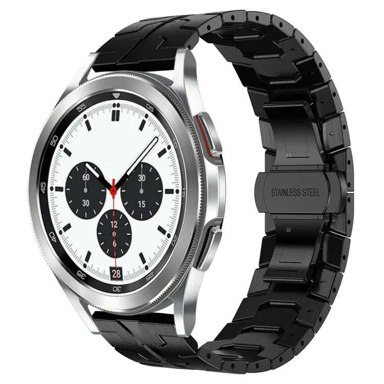 สายโลหะสแตนเลสสตีล Armor สำหรับ Samsung Galaxy watch 42mm, สำหรับ Samsung Galaxy Watch3 41mm, สำหรับ Samsung Galaxy Gear Sport, สำหรับ Samsung Galaxy Watch Active, สำหรับ Samsung Galaxy Watch5 / Watch5 Pro, สำหรับ Samsung Galaxy Watch4 / Watch4 Classic