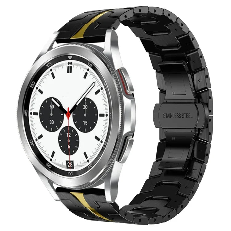 สายโลหะสแตนเลสสตีล Armor สำหรับ Samsung Galaxy watch 42mm, สำหรับ Samsung Galaxy Watch3 41mm, สำหรับ Samsung Galaxy Gear Sport, สำหรับ Samsung Galaxy Watch Active, สำหรับ Samsung Galaxy Watch5 / Watch5 Pro, สำหรับ Samsung Galaxy Watch4 / Watch4 Classic