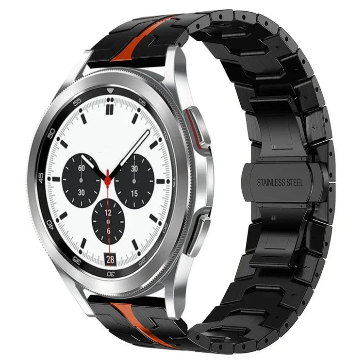 สายโลหะสแตนเลสสตีล Armor สำหรับ Samsung Galaxy watch 42mm, สำหรับ Samsung Galaxy Watch3 41mm, สำหรับ Samsung Galaxy Gear Sport, สำหรับ Samsung Galaxy Watch Active, สำหรับ Samsung Galaxy Watch5 / Watch5 Pro, สำหรับ Samsung Galaxy Watch4 / Watch4 Classic