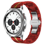 สายโลหะสแตนเลสสตีล Armor สำหรับ Samsung Galaxy watch 42mm, สำหรับ Samsung Galaxy Watch3 41mm, สำหรับ Samsung Galaxy Gear Sport, สำหรับ Samsung Galaxy Watch Active, สำหรับ Samsung Galaxy Watch5 / Watch5 Pro, สำหรับ Samsung Galaxy Watch4 / Watch4 Classic