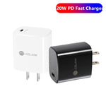 ที่ชาร์จเร็วพอร์ตเดียว PD11 Mini PD3.0 USB-C / Type-C 20W สำหรับ iPhone / iPad พร้อมปลั๊ก US