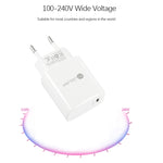 PD11 Single PD3.0 USB-C / Type-C 20W Fast Charger with 1m Type-C to 8 Pin Data Cable, EU Plug, EU Plug + Type-C to 8 Pin Cable