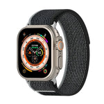 สายรัดนาฬิกาไนลอนสองสีแบบตีนตุ๊กแก สำหรับ Apple Watch Ultra 49มม., สำหรับ Apple Watch Series 8&7 45มม./SE 2&6&SE&5&4 44มม., สำหรับ Apple Watch Series 8&7 41มม./SE 2&6&SE&5&4 40มม.