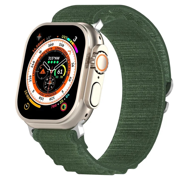 สายรัดนาฬิกาไนลอนสองสี สำหรับ Apple Watch Ultra 49มม., สำหรับ Apple Watch Series 8&7 45มม./SE 2&6&SE&5&4 44มม., สำหรับ Apple Watch Series 8&7 41มม./SE 2&6&SE&5&4 40มม.
