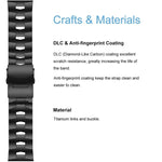 22mm Titanium Alloy Quick Release Watch Band, For Garmin Fenix 7, For Garmin Fenix 7 Solar, For Garmin Fenix 7 Sapphire Solar, For Garmin EPIX Gen 2, For Garmin Instinct 2, For Garmin Instinct, For Garmin Descent G1, For Garmin Approach S62            ...