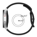 22mm Butterfly Buckle Two-Color Silicone Watch Band, For Amazfit GTR 2, For Amazfit 3, For Amazfit GTR 47mm