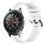 สายรัดนาฬิกาซิลิโคนลายเส้นเว้าขนาด 22 มม. สำหรับ Samsung Galaxy Watch3 ขนาด 45 มม., สำหรับ Samsung Galaxy Watch ขนาด 46 มม., สำหรับ Samsung Gear S3 Classic, สำหรับ Samsung Gear S3 Frontier