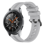 สายรัดนาฬิกาซิลิโคนลายเส้นเว้าขนาด 22 มม. สำหรับ Samsung Galaxy Watch3 ขนาด 45 มม., สำหรับ Samsung Galaxy Watch ขนาด 46 มม., สำหรับ Samsung Gear S3 Classic, สำหรับ Samsung Gear S3 Frontier