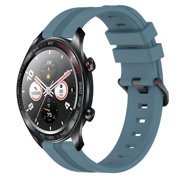 22mm Concave Striped Slicone Watch Band, For Honor Magic Watch 2 46mm, For Honor Watch Dream, For Huawei Watch GT3 SE