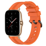 20mm Concave Striped Slicone Watch Band, For Amazfit GTS 2, For Amazfit GTS, For Amazfit GTR 42mm, For Amazfit Pop Pro