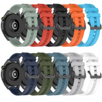 20mm Concave Striped Slicone Watch Band, For Garmin Forerunner 55, For Garmin Venu, For Garmin Venu SQ, For Garmin Garminmove Luxe