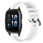 20mm Concave Striped Slicone Watch Band, For Garmin Garminmove Style, For Garmin Forerunner 645 Music, For Garmin Forerunner Sq2, For Garmin Forerunner Sq2 Music