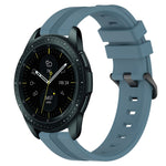 20mm Concave Striped Slicone Watch Band, For Samsung Galaxy Watch Active 2 40mm, For Samsung Galaxy Watch Active 2 44mm, For Samsung Galaxy Watch 42mm, For Samsung Galaxy Watch 6 44mm