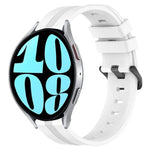 สายรัดนาฬิกาซิลิโคนลายเส้นเว้าขนาด 20 มม. สำหรับ Samsung Galaxy Watch 6 ขนาด 40 มม., สำหรับ Samsung Galaxy Watch 6 Classic ขนาด 43 มม.