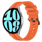 สายรัดนาฬิกาซิลิโคนลายเส้นเว้าขนาด 20 มม. สำหรับ Samsung Galaxy Watch 6 ขนาด 40 มม., สำหรับ Samsung Galaxy Watch 6 Classic ขนาด 43 มม.