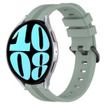สายรัดนาฬิกาซิลิโคนลายเส้นเว้าขนาด 20 มม. สำหรับ Samsung Galaxy Watch 6 ขนาด 40 มม., สำหรับ Samsung Galaxy Watch 6 Classic ขนาด 43 มม.