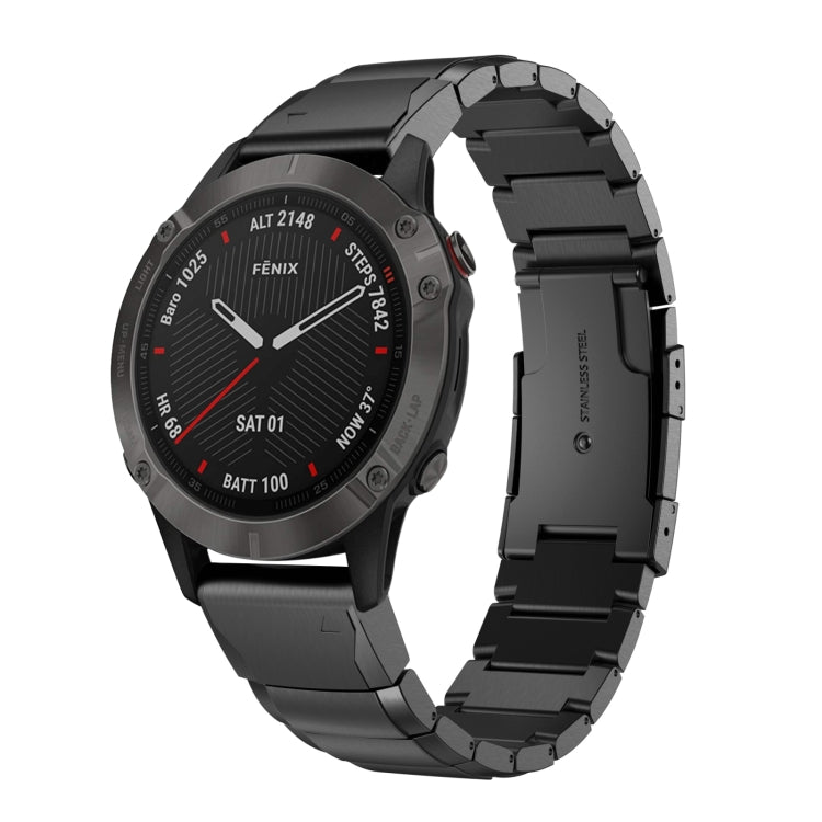 22mm Tortoise Shell Stainless Steel Watch Band, For Garmin Fenix 7, For Garmin Fenix 7 Solar, For Garmin Fenix 7 Sapphire Solar, For Garmin EPIX Gen 2, For Garmin Approach S62, For Garmin Fenix 6 GPS, For Garmin Fenix 6 Pro GPS                         ...