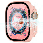 สำหรับ Apple Watch Ultra 3 / 2 / 1 49 มม. เคสกรอบ PC กันน้ำ ENKAY Hat-Prince ครอบคลุมเต็มรูปแบบ + กระจกนิรภัย 9H
