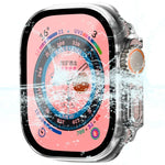สำหรับ Apple Watch Ultra 3 / 2 / 1 49 มม. เคสกรอบ PC กันน้ำ ENKAY Hat-Prince ครอบคลุมเต็มรูปแบบ + กระจกนิรภัย 9H