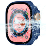 สำหรับ Apple Watch Ultra 3 / 2 / 1 49 มม. เคสกรอบ PC กันน้ำ ENKAY Hat-Prince ครอบคลุมเต็มรูปแบบ + กระจกนิรภัย 9H
