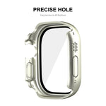 สำหรับ Apple Watch Ultra 3 / 2 / 1 49 มม. เคสกรอบ PC กันน้ำ ENKAY Hat-Prince ครอบคลุมเต็มรูปแบบ + กระจกนิรภัย 9H